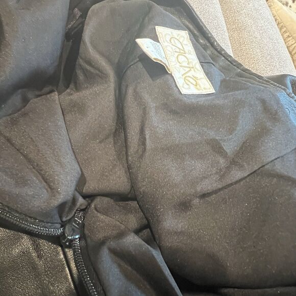 Cache leather pants womens size 6 vintage high waist - Picture 6 of 11